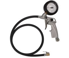 RODAC RC1164 Bomba de neumáticos analógica calibrada con manguera de 1 metro