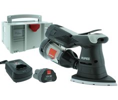 RUPES HSS73 Accu - Lijadora Delta con aspiración de polvo y contenedor