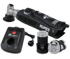 RUPES Lucidatrice Nano Bigfoot iBrid Collo Corto 3 Diversi Movimenti - Batteria Set-STB