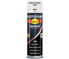Rust-Oleum Primer & Topcoat in 1 aerosol BLACK WHITE MATT - RAL9010