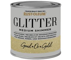 Rust-Oleum Glitterfarbe Medium Shimmer Gold 250ml