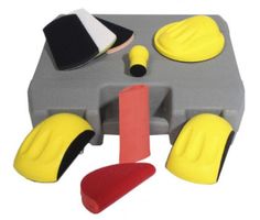 Set Tamponi Carteggiatura Per Dischetti Ø150mm - 9pz