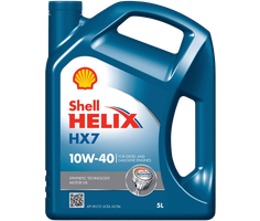 Shell Helix HX7 10w40 oil 5 liter