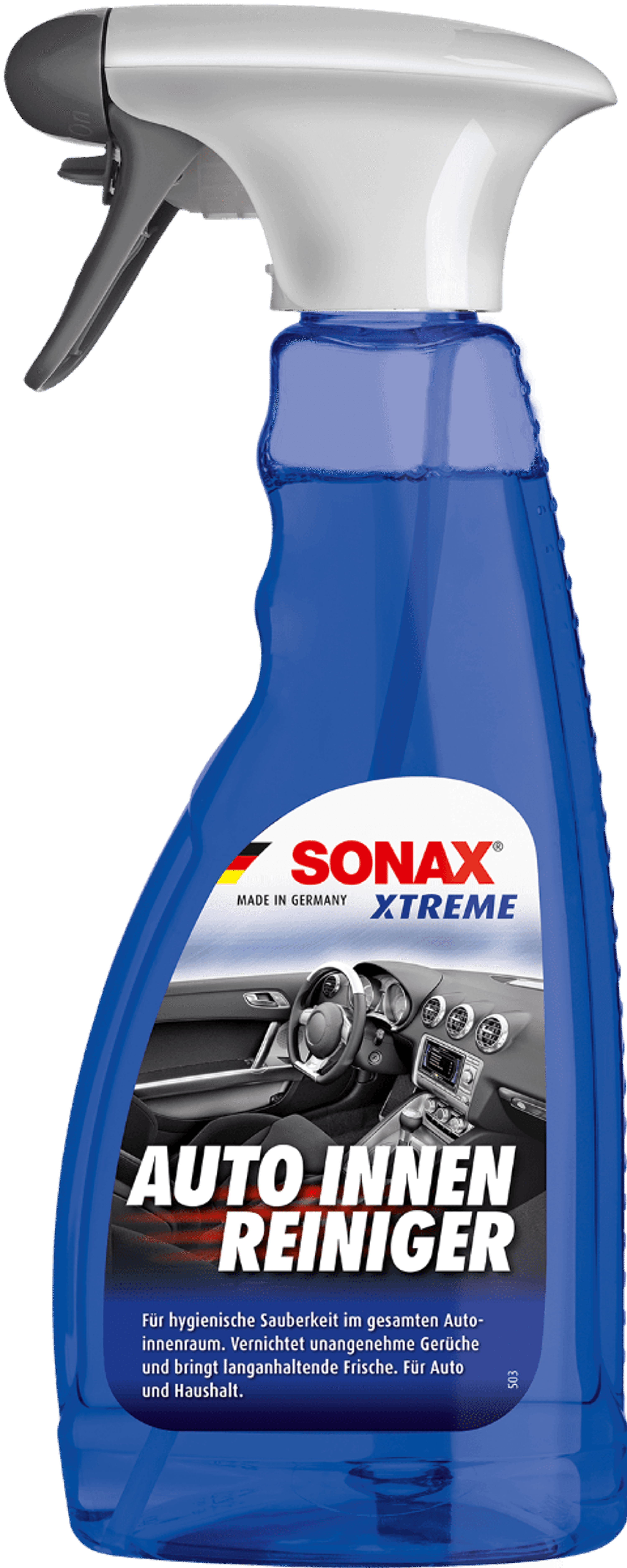 Pulitore Tessuti Pulitore Interni Auto Glart 45IR | Per Cockpit, Pelle, Plastica | 500 Ml, Profumo Fresco | Con Panno Microfibra Spray Cockpit Pelle Tessuto - Foto 6