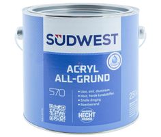 Südwest ACRYL U51 All Grund GRIJS Grondverf op Waterbasis 2,5 liter