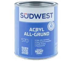 Südwest ACRYL U51 All Grund GRIJS Grondverf op Waterbasis 750ml