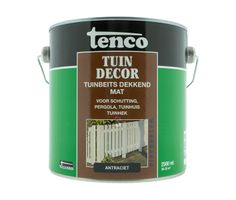 Tenco Tuindecor Antraciet Mat 2,5 liter