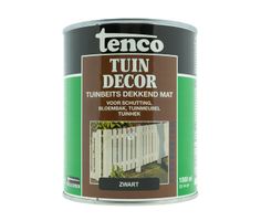 Tenco Tuindecor Zwart Mat 1 liter