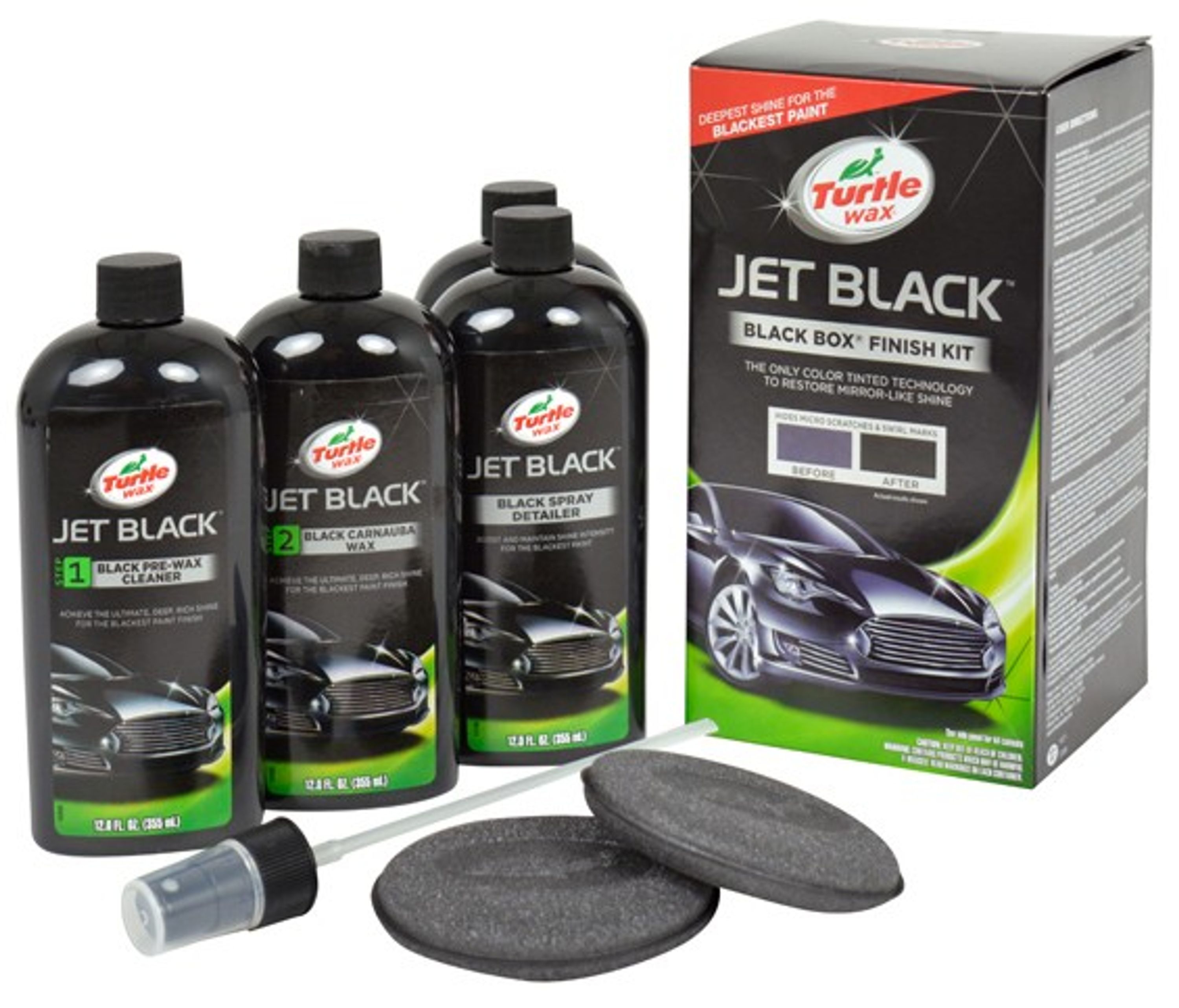 Buy Turtle Wax Jet Black Spray Wax - 500ml? - CROP