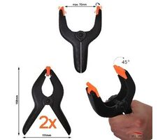 Zestaw zacisków sprężynowych 158 mm - 2-częściowy