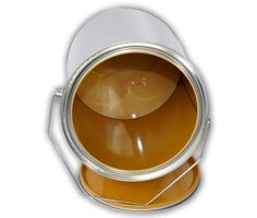 Empty Coated Paint-Can with Handle and Lid for Water-Based Lacquers - 10 liters