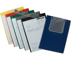 Teczki Zleceń EDGE z Przegródką na Klucze - 10 sztuk