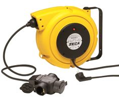 Enrouleur automatique de câble 3 prises et fiche 14+1 mètres 3G1.5 ZECA 4315