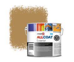 Zinsser Allcoat Exterior Muurverf RAL 1011 Bruinbeige - 2,5 liter