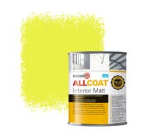 Zinsser Allcoat Interior Wall Paint RAL 1016 Sulfur yellow - 1 liter