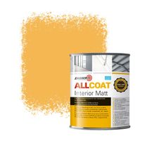 Zinsser Allcoat Interior Wall Paint RAL 1017 Saffron yellow - 1 liter