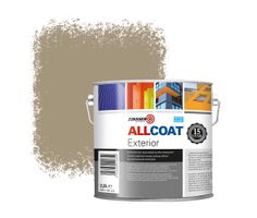 Zinsser Allcoat Exterior Muurverf RAL 1019 Grijsbeige - 2,5 liter