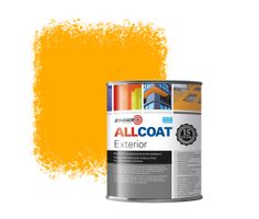 Zinsser Allcoat Exterior Wall Paint RAL 1028 Melon yellow - 1 liter