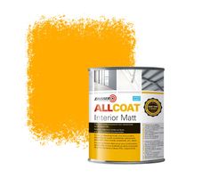 Zinsser Allcoat Interior Wall Paint RAL 1028 Melon yellow - 1 liter