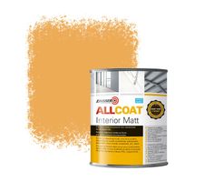 Zinsser Allcoat Interior Wall Paint RAL 1034 Pastel yellow - 1 liter