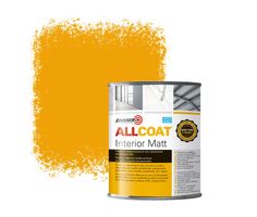 Zinsser Allcoat Interior Wall Paint RAL 1037 Sun yellow - 1 liter