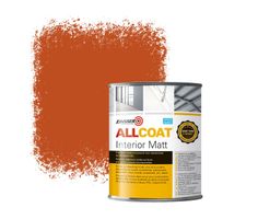 Zinsser Allcoat Interior Wall Paint RAL 2001 Red orange - 1 liter