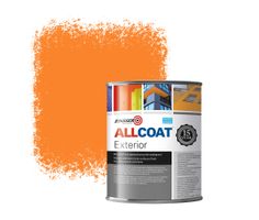 Zinsser Allcoat Exterior Wall Paint RAL 2003 Pastel orange - 1 liter