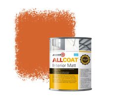 Zinsser Allcoat Interior Wall Paint RAL 2010 Signal orange - 1 liter