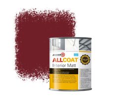 Zinsser Allcoat Interior Wall Paint RAL 3004 Purple red - 1 liter