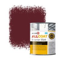 Zinsser Allcoat Interior Wall Paint RAL 3005 Wine red - 1 liter