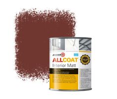 Zinsser Allcoat Interior Wall Paint RAL 3009 Oxide red - 1 liter