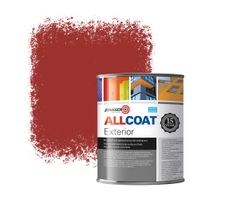Zinsser Allcoat Exterior Wall Paint RAL 3013 Tomato red - 1 liter