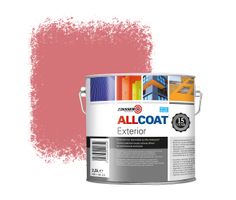Zinsser Allcoat Exterior Muurverf RAL 3014 Roodlila - 2,5 liter