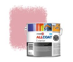 Zinsser Allcoat Exterior Muurverf RAL 3015 Roodviolet - 2,5 liter
