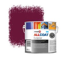 Zinsser Allcoat Per Pareti Per Uso Esterno RAL 4004 Wijnheiderood - 2,5 litro