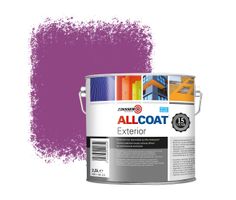 Zinsser Allcoat Per Pareti Per Uso Esterno RAL 4008 Signaalviolet - 2,5 litro
