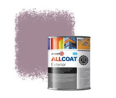 Zinsser Allcoat Exterior Wall Paint RAL 4009 Pastelviolet - 1 liter