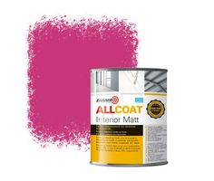 Zinsser Allcoat Interior Wall Paint RAL 4010 Telemagenta - 1 liter