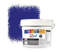 Zinsser Allcoat Exterior Muurverf RAL 5002 Ultramarijn blauw - 10 liter
