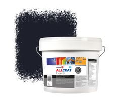 Zinsser Allcoat Exterior Muurverf RAL 5004 Zwartblauw - 10 liter
