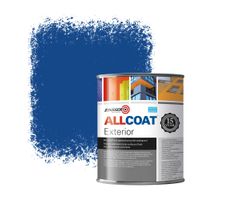 Zinsser Allcoat Per Pareti Per Uso Esterno RAL 5005 Blu segnale - 1 litro