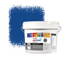 Zinsser Allcoat Exterior Muurverf RAL 5005 Signaalblauw - 10 liter