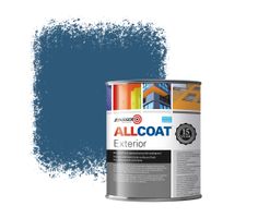 Zinsser Allcoat Per Pareti Per Uso Esterno RAL 5009 Blu azzurro - 1 litro