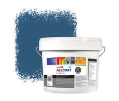 Zinsser Allcoat Exterior Muurverf RAL 5009 Azuurblauw - 10 liter