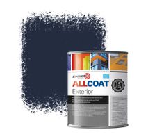 Zinsser Allcoat Per Pareti Per Uso Esterno RAL 5011 Blu acciaio - 1 litro