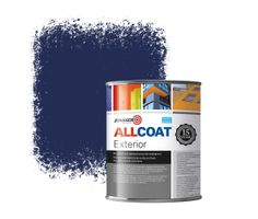 Zinsser Allcoat Per Pareti Per Uso Esterno RAL 5013 Blu colomba - 1 litro