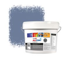 Zinsser Allcoat Pintura Exterior para Paredes RAL 5014 Azul colombino - 10 litro