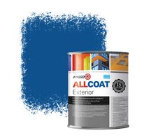 Zinsser Allcoat Per Pareti Per Uso Esterno RAL 5017 Blu traffico - 1 litro