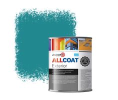 Zinsser Allcoat Per Pareti Per Uso Esterno RAL 5018 Blu turchese - 1 litro