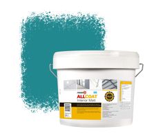 Zinsser Allcoat Interior Wall Paint RAL 5018 Turquoise blue - 10 liter